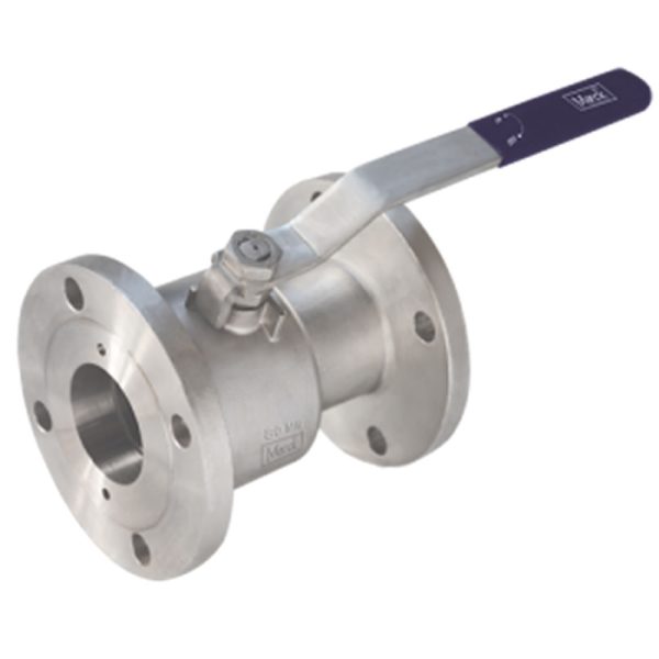 SS 316 SINGLE PIECE DESIGN BALL VALVE F/E CLASS 150 FLOATING BALL FULL PORT
