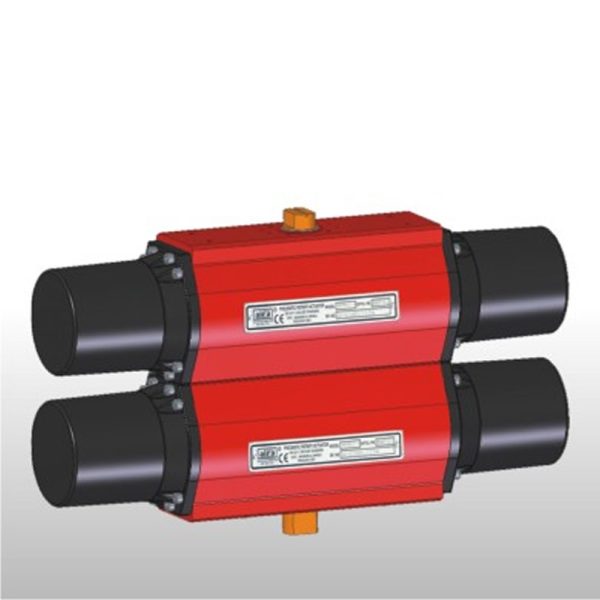 Scotch & Yoke Single Acting Double Decker Pneumatic Actuator